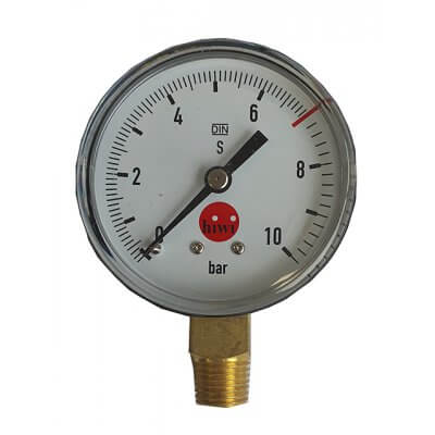 Drukmeter manometer 0-10 - Bierkoel.nl - biertap specialist van