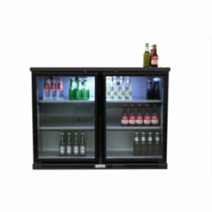 Serrco flessen-/ fustenkoeling 2 deurs (glas)